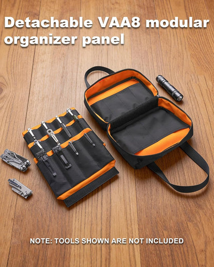 VIPERADE VE40 Knife Display Case with 40 Slots, Folding Knives Storage Holder, Knife Collection Carrier Bag for Folding Knives Flashlights Multitools