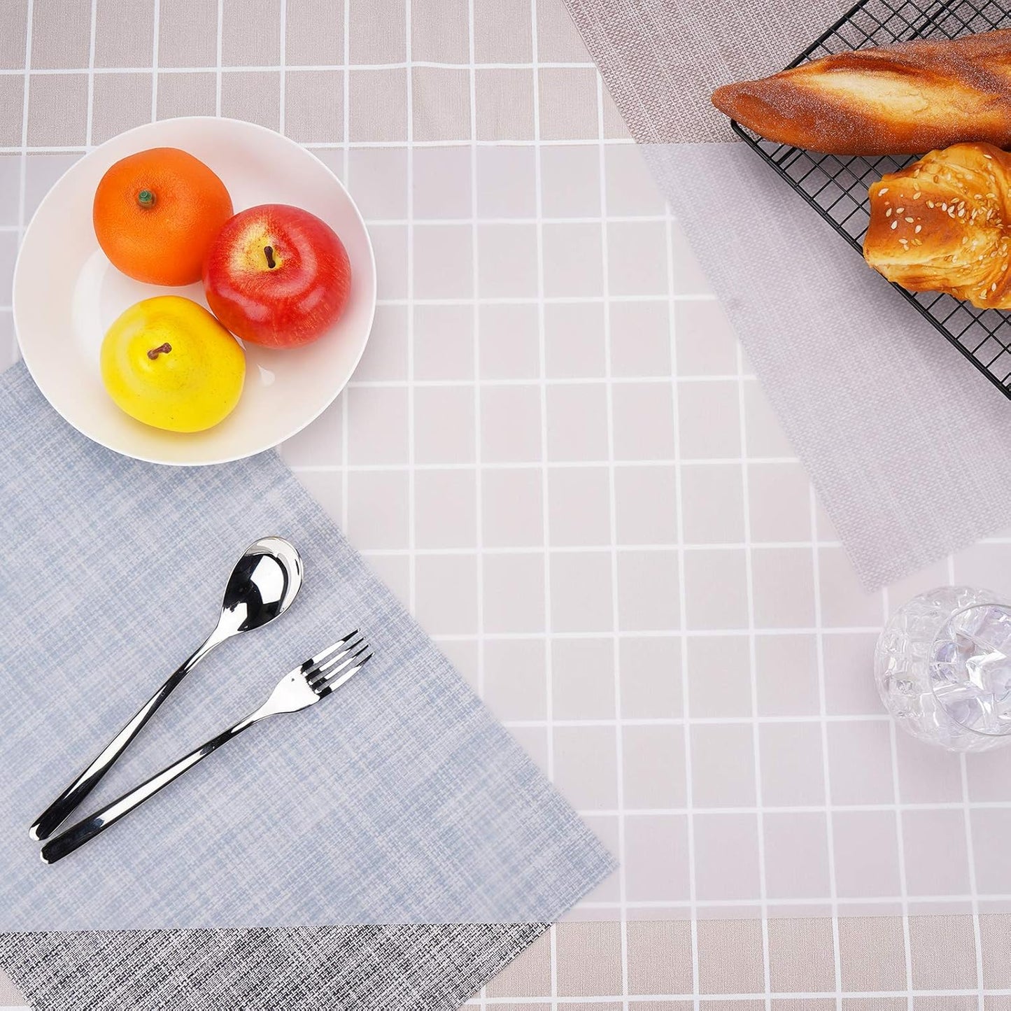 Gartful 25“x17”x0.03“ Silicone Mats for Kitchen Counter, Large Silicone Countertop Protector, Nonskid Heat Resistant Desk Saver Pad, Multipurpose Mat, Placemat, Dark Gray