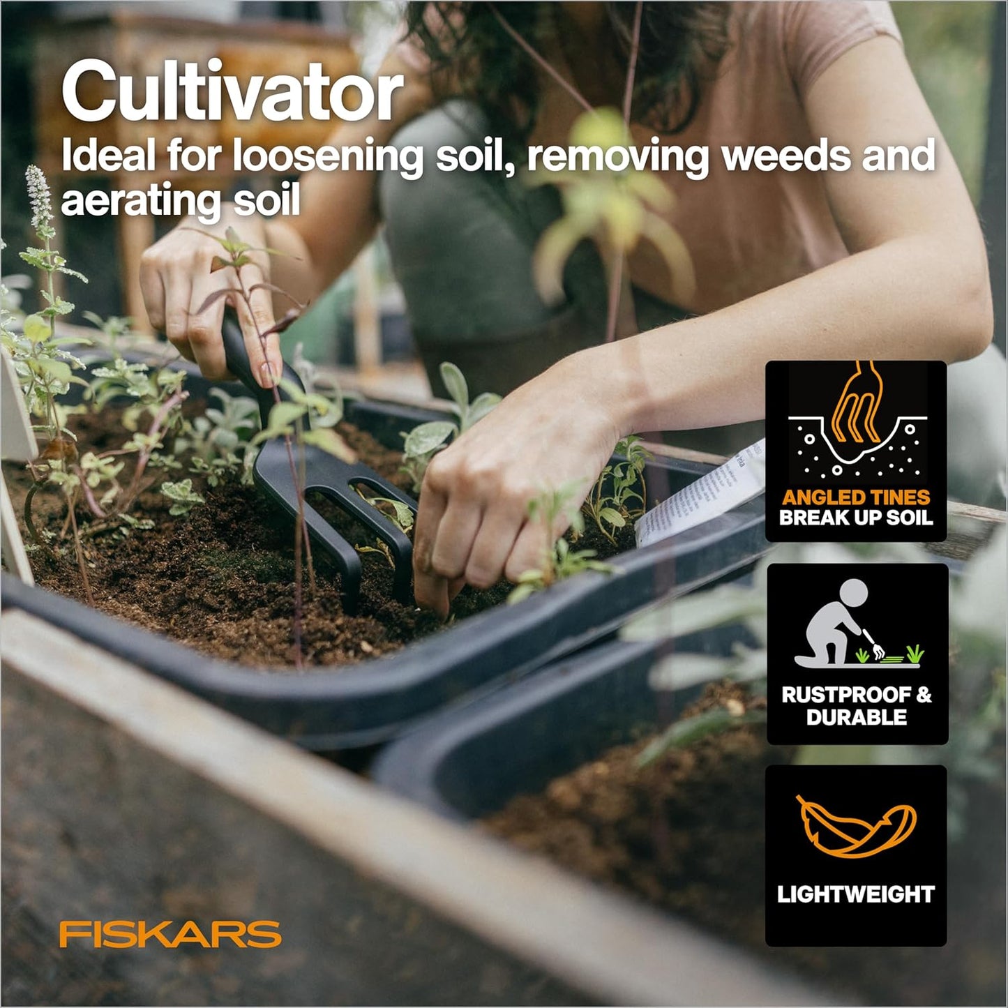 Fiskars 2-Piece Pruning & Veggie Shears Set, Explore Collection Garden Tool Kit, Bypass Pruner for Light Trimming, Vegetable Shears with Serrated Stainless Steel Blades for Harvesting Flowers & Herbs
