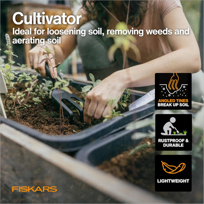 Fiskars 2-Piece Pruning & Veggie Shears Set, Explore Collection Garden Tool Kit, Bypass Pruner for Light Trimming, Vegetable Shears with Serrated Stainless Steel Blades for Harvesting Flowers & Herbs