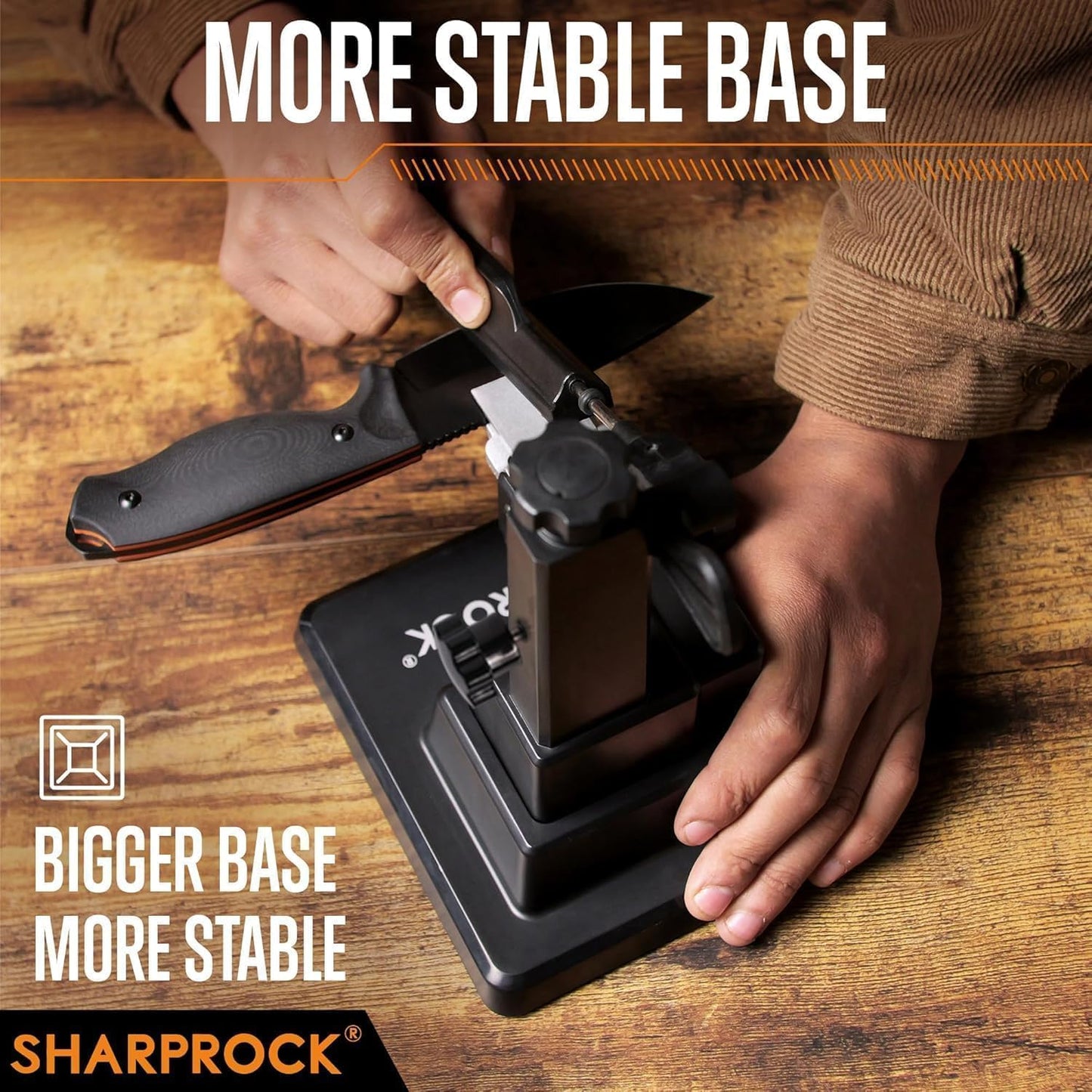 Knife Sharpener System with Precision Angle Adjustable - 7 Whetstones Tool with Ceramic and Diamond Knife Sharpening Kit | Professional Knife Sharpening Systems for Kitchen & Hunting