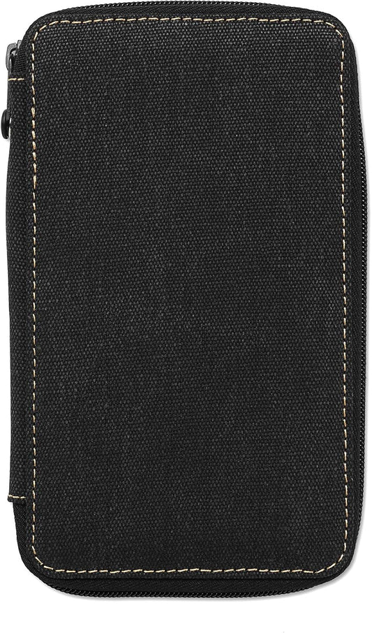 Speedball Art Products 254240 24 Pencil Storage Canvas Pencil Case, Denim