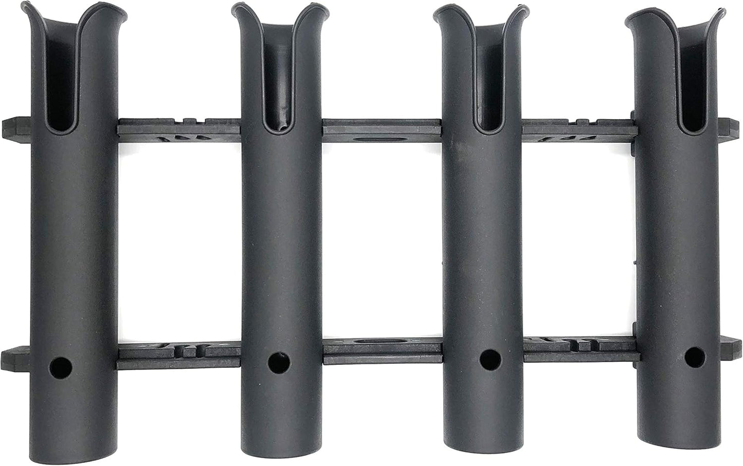 Wall Mounted Fishing Rod Holders Tubes Links Fishing Rod Holder Rack Rests (4-TUBE White-HiUmi-US)