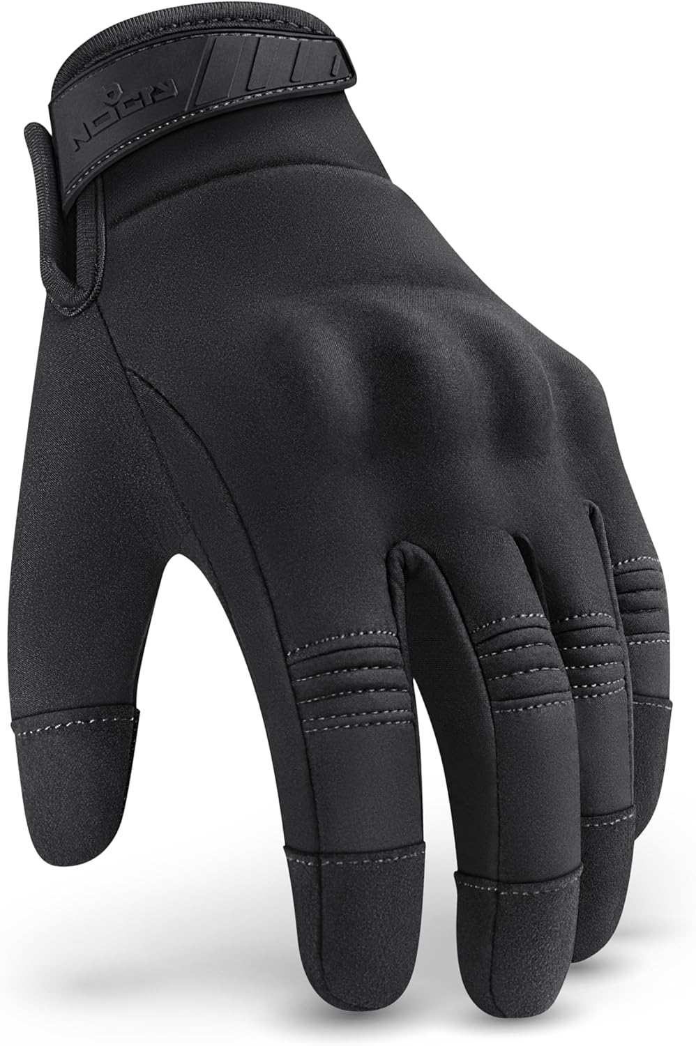 NoCry Tactical Gloves for Men with Flexible Knuckle Guards – Durable Design with Reinforced Palms and Stitching – Perfect Combat Gear with Touchscreen Compatible Fingers