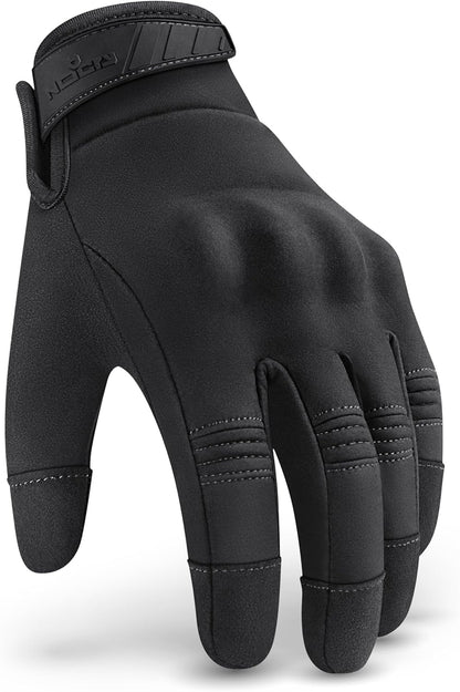 NoCry Tactical Gloves for Men with Flexible Knuckle Guards – Durable Design with Reinforced Palms and Stitching – Perfect Combat Gear with Touchscreen Compatible Fingers