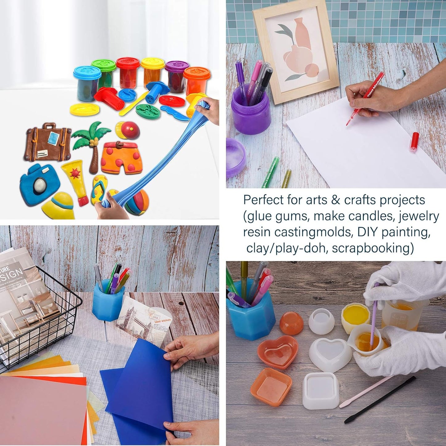 Gartful Extra Large Transparent Silicone Mat, Countertop Protector, 25.2 x 17.7 inches Silicone Sheet for Crafts Resin Jewelry Casting Mat Pad Nonstick Table Placemat