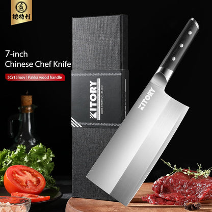 Kitory Slicing Carving Knife - 12" Brisket Knife - Pakka Wood Handle - Forged German High Carbon Steel Granton Blade, BBQ, Grilling Gifts For Men -Metadrop Series