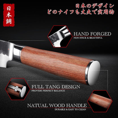 Huusk Brisket Slicing Knife 12", Hand-forged Carving Knife for Meat Cutting, High Carbon Steel Brisket Trimming Knives, Japanese Meat Slicing Knives for Turkey BBQ, Gifts Idea for Men & Women