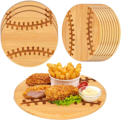 15 Pcs Wood Cutting Board with Handle 11 x 4.92 Inch Acacia Wooden Serving Kitchen Chopping Boards Wooden Serving Board with Hanging Hole for Vegetables Meat Pizza Cheese Fruit Bread