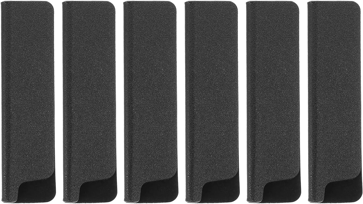 uxcell 2 Pcs Knife Tip Guards 6.5"x 2" ABS Knife Cover Sleeves Knife Case Blade Protector Universal Knife Sheath for Home Kitchen Knife, Black