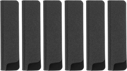 uxcell 2 Pcs Knife Tip Guards 6.5"x 2" ABS Knife Cover Sleeves Knife Case Blade Protector Universal Knife Sheath for Home Kitchen Knife, Black