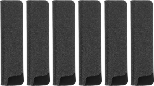 uxcell 2 Pcs Knife Tip Guards 6.5"x 2" ABS Knife Cover Sleeves Knife Case Blade Protector Universal Knife Sheath for Home Kitchen Knife, Black
