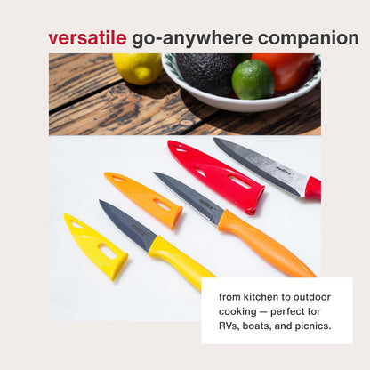ZYLISS 2-Piece Paring Knife Set with Sheath Covers