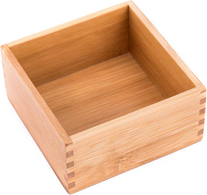 Bamboo Drawer Oragnizer Box, Kitchen Seasoning Organizer Tray, Tableware Knife Fork Organizer Box, Home Drawer Sorting Box, Bamboo 12"*4"