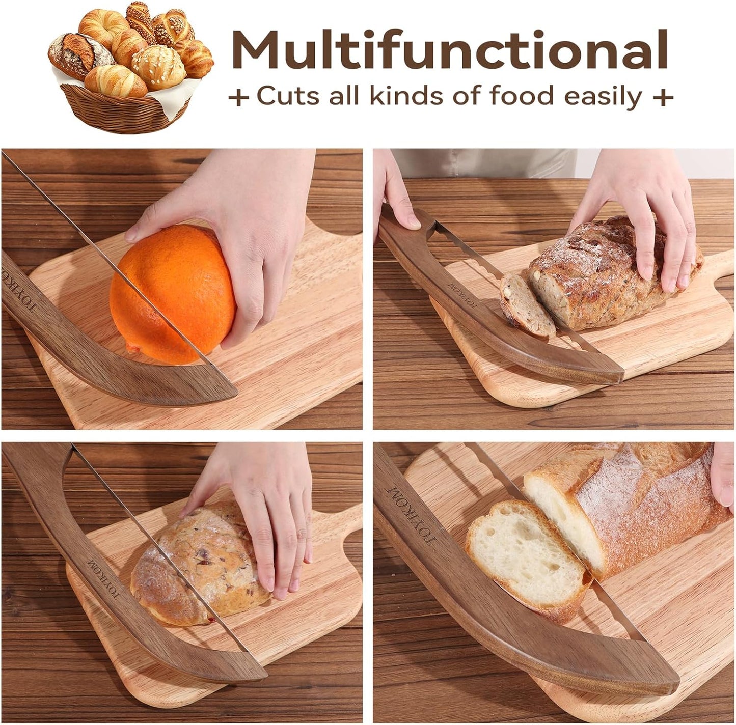 Sourdough Bread Knife for Homemade Bread, Sourdough Bread Slicer for Homemade Bread, Bread Cutter for Homemade Bread, Serrated Bread knife, Sourdough Knife for Slicing, Bread Bow Bread Saw