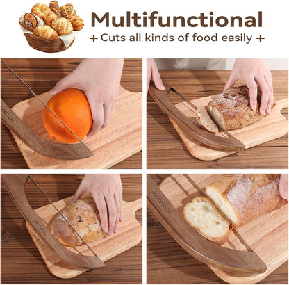 Sourdough Bread Knife for Homemade Bread, Sourdough Bread Slicer for Homemade Bread, Bread Cutter for Homemade Bread, Serrated Bread knife, Sourdough Knife for Slicing, Bread Bow Bread Saw