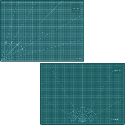 Foldable Self Healing Cutting Mat, 17" x 11", Rotary Cutting Mat for Sewing, Quilting, Scrapbooking, Craft Cutting Board for Hobby Use(A3)