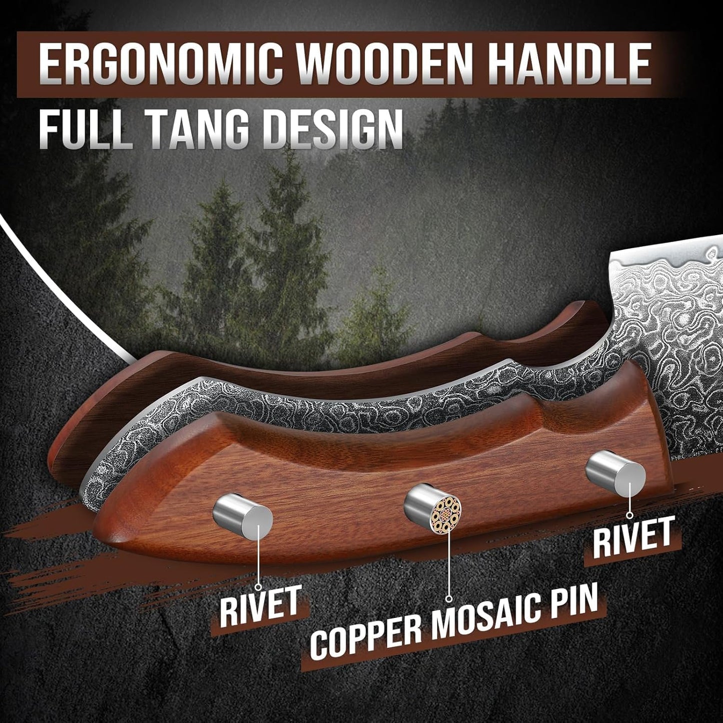 DRAGON RIOT Damascus Boning Knife 6 inch, Professional VG-10 Steel Japanese Fillet Knife, Flexible Deboning Knife,Kitchen Trimming Knife with Ergonomic Wood Handle, Premium Gift Box