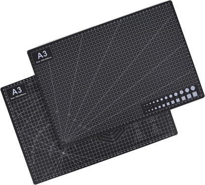 Cutting Mat A3 Pink, Self Healing Cutting Mat 12x18 Inch, 5-Ply Rotary Cutting Board Double-sided for Cutting Quilting Modeling Projects
