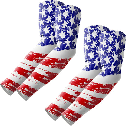 ROXUN Arm Sleeves, Cooling UV Sun Protection Sports Compression for Men/Women - Colors A