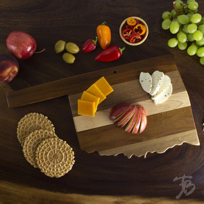Totally Bamboo Rock & Branch Series Shiplap Michigan State Shaped Wood Serving and Cutting Board | Great for Wall Art