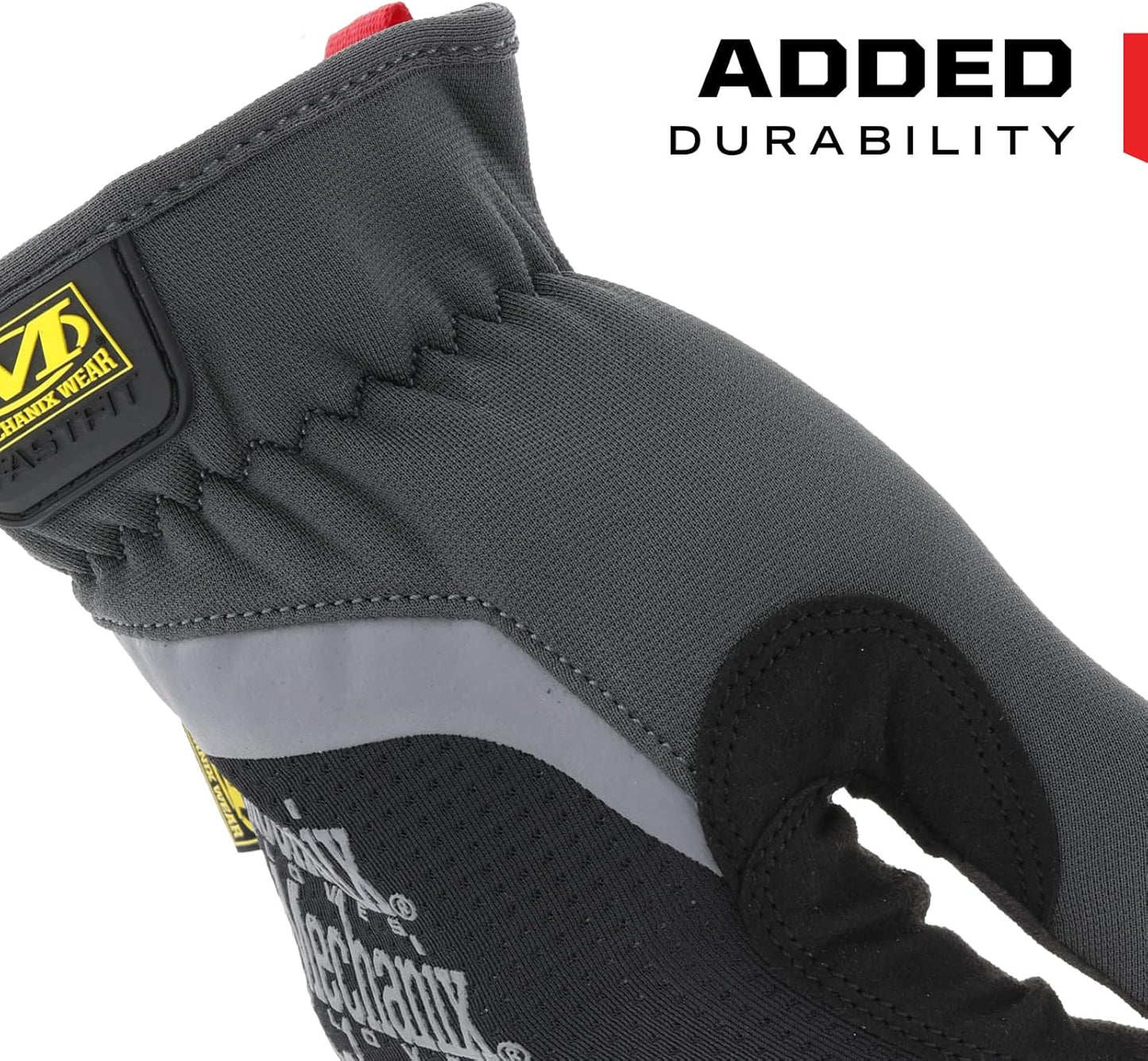 Mechanix Wear: FastFit Work Glove with Elastic Cuff for Secure Fit, Performance Gloves for Multi-purpose Use