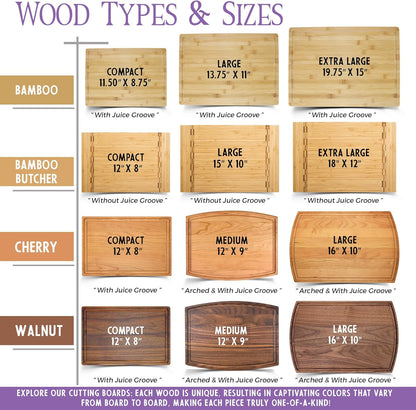 Personalized Gift for Men – Custom Engraved Cutting Board for Dad, Grandpa – Wood Grill Board for BBQ Lovers – Barbecue & Grilling Gift for Him – Perfect for Father’s Day, Anniversary or Birthday