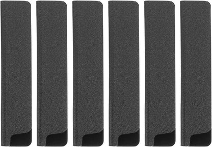 uxcell 2 Pcs Knife Tip Guards 6.5"x 2" ABS Knife Cover Sleeves Knife Case Blade Protector Universal Knife Sheath for Home Kitchen Knife, Black