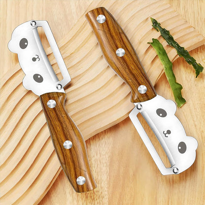 Multifunctional Vegetable Peeler with Stainless Steel Blade and Bottle Opener - Ideal for Veggie Potato Carrot and Apple Peeling