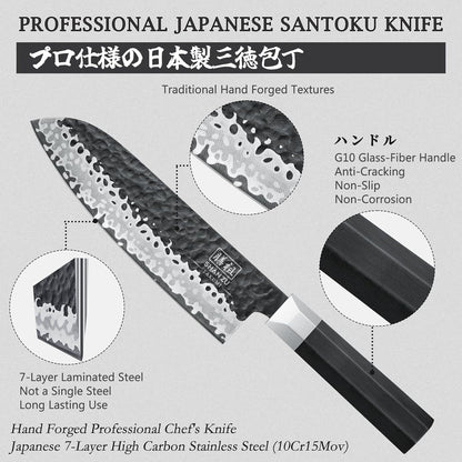 SHAN ZU Japanese Chef Knife 8 Inch, High Carbon Steel 10Cr15Mov Professional Kitchen Knife, Sharp Cooking Knife with G10 Handle Dishwasher Safe, Meat Cutting Gyuto Knife, Gifts for Women & Men