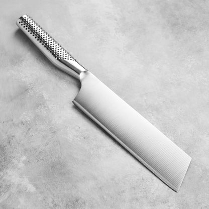 Global Model X 7" Nakiri Knife - Made in Japan - Heavy Duty Chopper