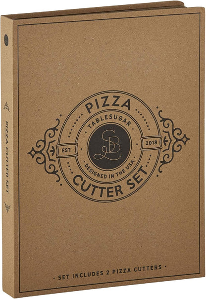 Santa Barbara Design Studio Gift Set Kitchen Essentials TableSugar Kraft Cardboard Book Gift Box, 4-Pieces, Cheese Knives