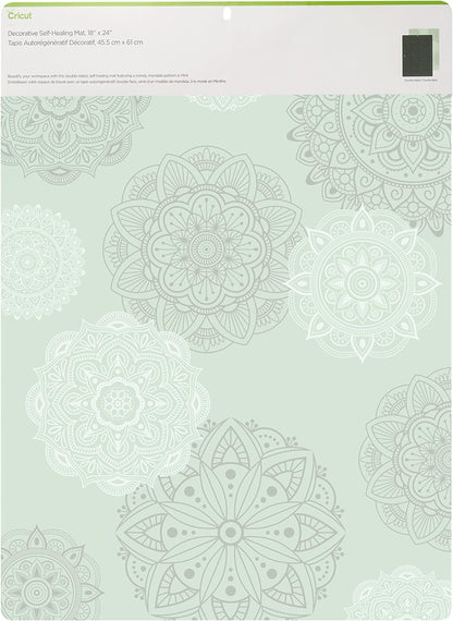 Cricut Self Healing Cutting Mat - Mat for use with TrueControl Knife, Rotary Cutter, Craft Knife, Xacto Knife - 12" x 12", Decorative, 2X Healing, Extra-Thick Cricut Cutting Mat, Rose