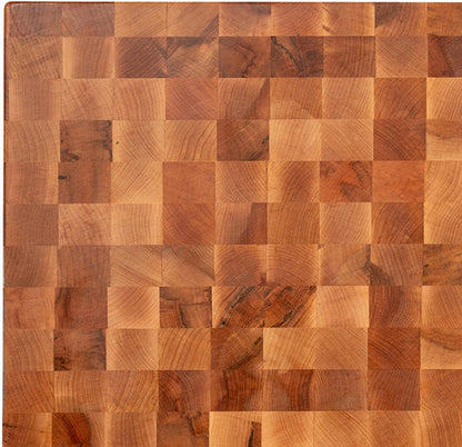 John Boos CCB Series Rectangular Wooden Maple Cutting Board 20”x15” – 2.25” Thick, 21-lb Reversible Butcher Block with End-Grain & Finger Grips – Made in the USA