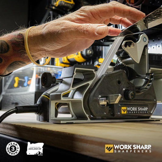 Work Sharp Ken Onion Knife Sharpener Tool - Adjustable Knife Sharpening System - For Knives, Scissors, Serrated Blades, & Tools