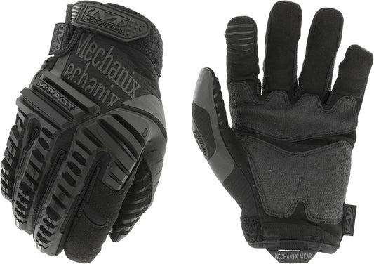 Mechanix Wear: M-Pact Covert Tactical Gloves with Secure Fit, Touchscreen Capable Safety Gloves for Men, Work Gloves with Impact Protection and Vibration Absorption (Black, Large)