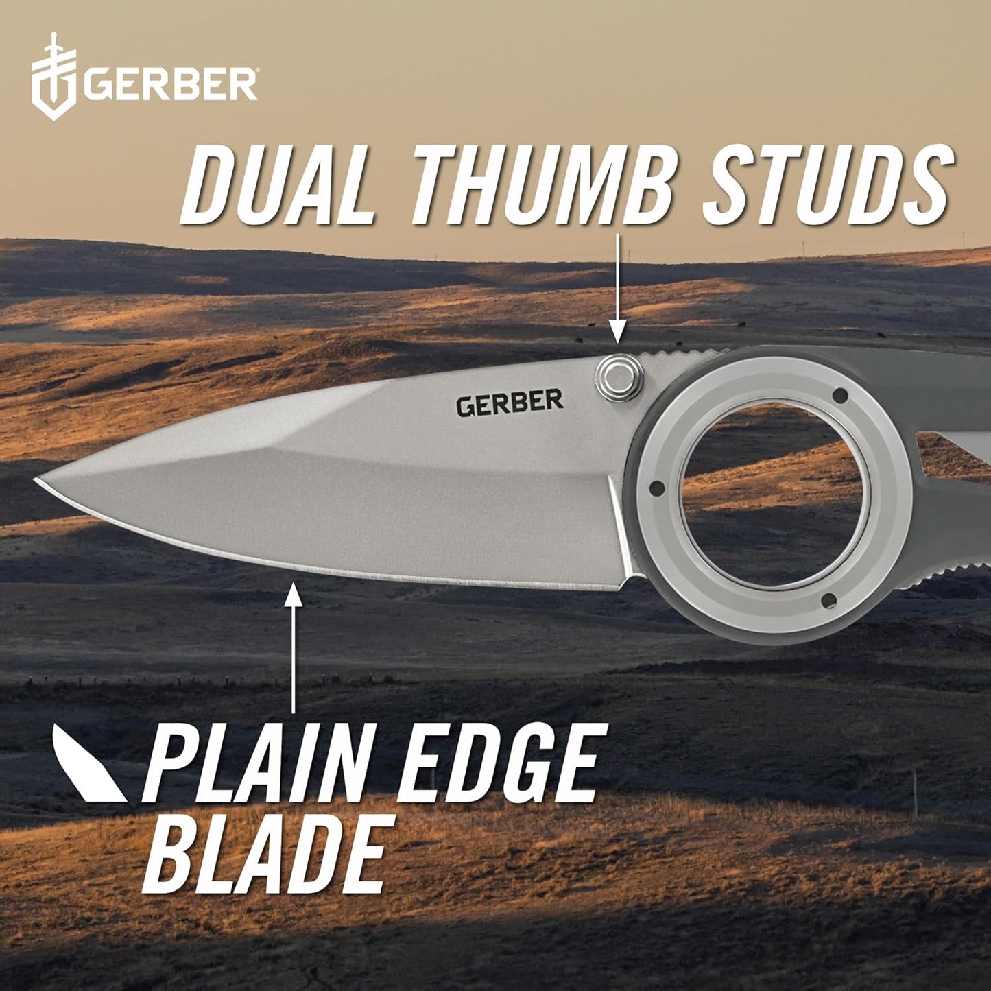 Gerber Gear Remix Folding Pocket Knife, 3" Fine Edge Blade Pocket Knife for Survival and Camping, Gray