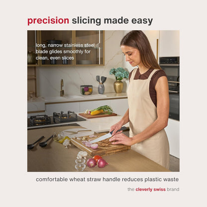 Zyliss Bread Knife - Serrated Bread Knife with Ergonomic Handle - Stainless Steel Kitchen Blade - Sharp Serrated Blade for Precision Slicing - Kitchen Tool for Everyday Use