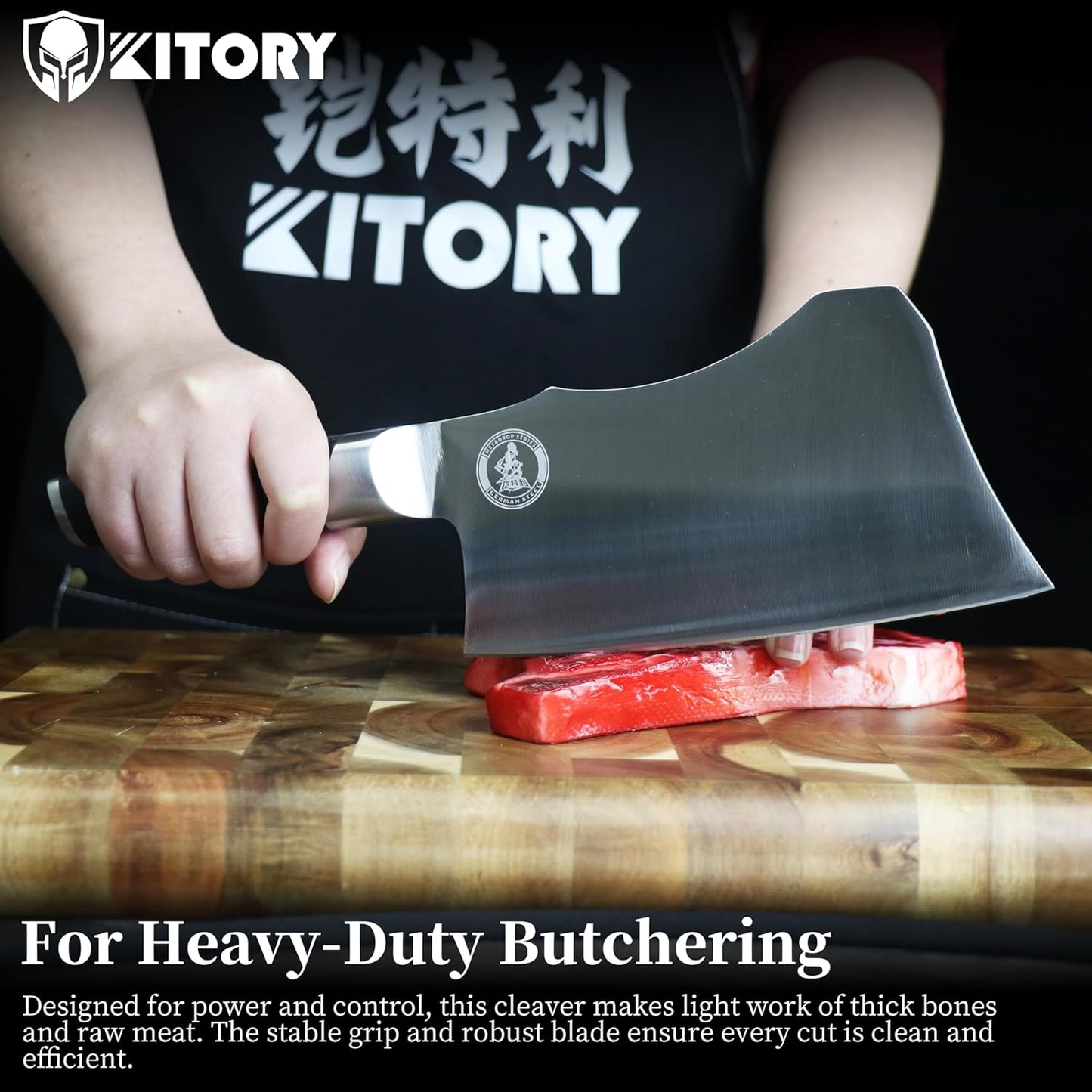 Kitory Slicing Carving Knife - 12" Brisket Knife - Pakka Wood Handle - Forged German High Carbon Steel Granton Blade, BBQ, Grilling Gifts For Men -Metadrop Series