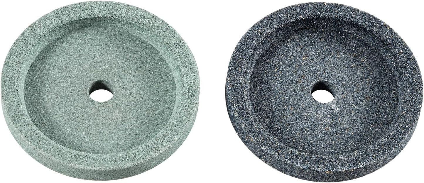 Sharpening Stones For BIZERBA, Grinding And Truing Stone Set Compatible with Bizerba Slicer All Models SE8, SE8L, SG8D, VS8, VS8D, VS8F, A330, A400, GSP, SE12, G13, SE355, SE128, A330FB, VS12