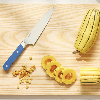 Misen 8" Chef Knife – High Carbon Japanese AUS-10 Stainless Steel – Hybrid German & Japanese Blade – Precision Kitchen Knife for Professionals & Home Cooks – Ultimate Cutting Performance - Green