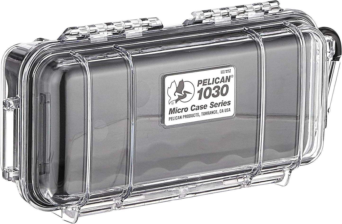 Pelican 1030 Micro Case (Black/Clear)