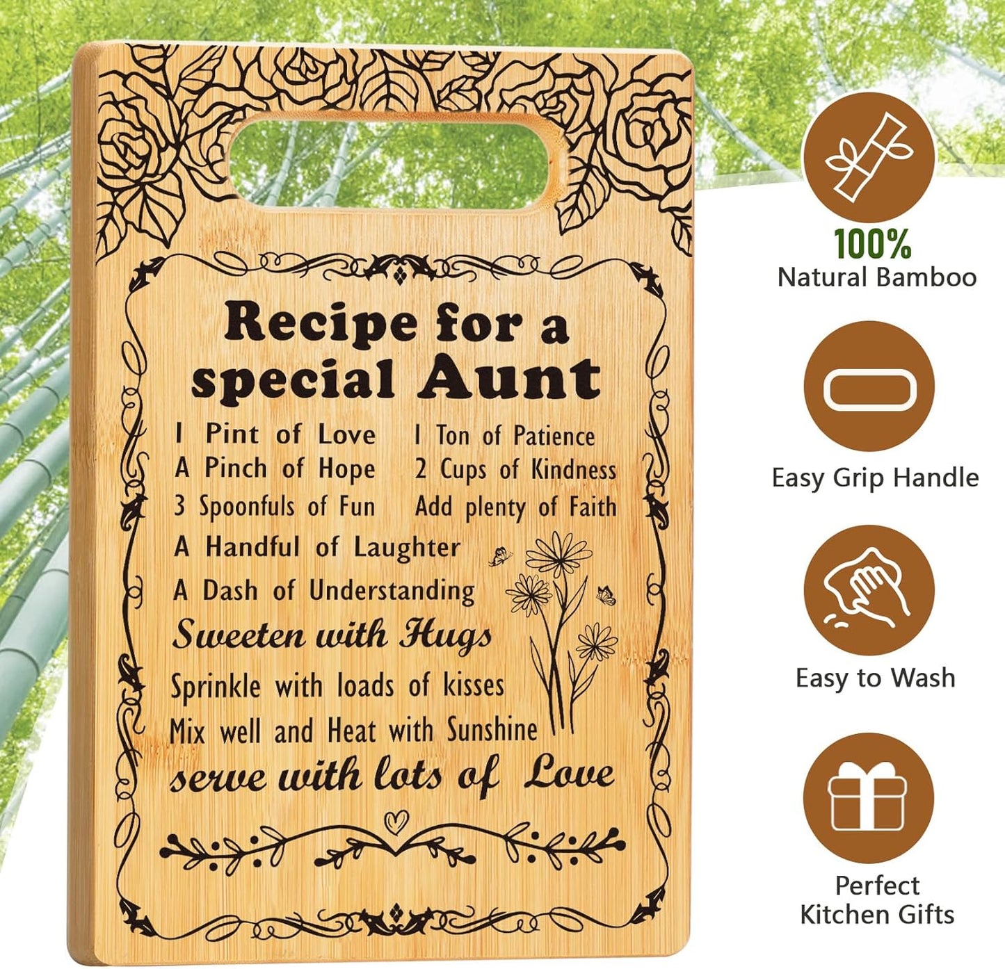 2026 Retirement Gifts for Woman,Cutting Board Set Retrement Gift for Women Nurse Teacher Coworker Leaving Going Away Farewell Gift for Retired Colleague Leader Friend, Recipe for a Great Retirement