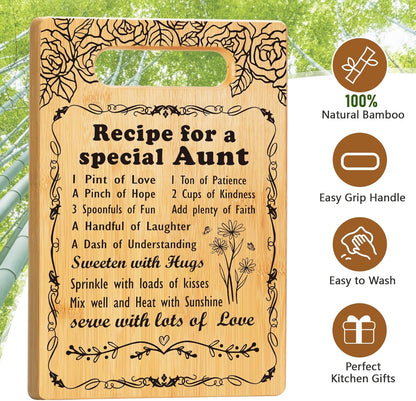 2026 Retirement Gifts for Woman,Cutting Board Set Retrement Gift for Women Nurse Teacher Coworker Leaving Going Away Farewell Gift for Retired Colleague Leader Friend, Recipe for a Great Retirement