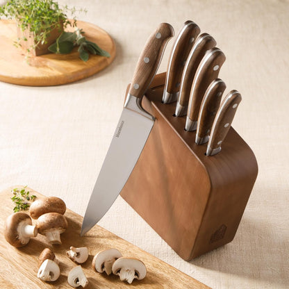 Bloomhouse - Two Time Oprah's Favorite Things Winner - 5" Utility Boning Kitchen Knife German Stainless Steel Blade w/Forged Italian Olive Wood Handle Full Tang for Meat Poultry & Precision Cutting