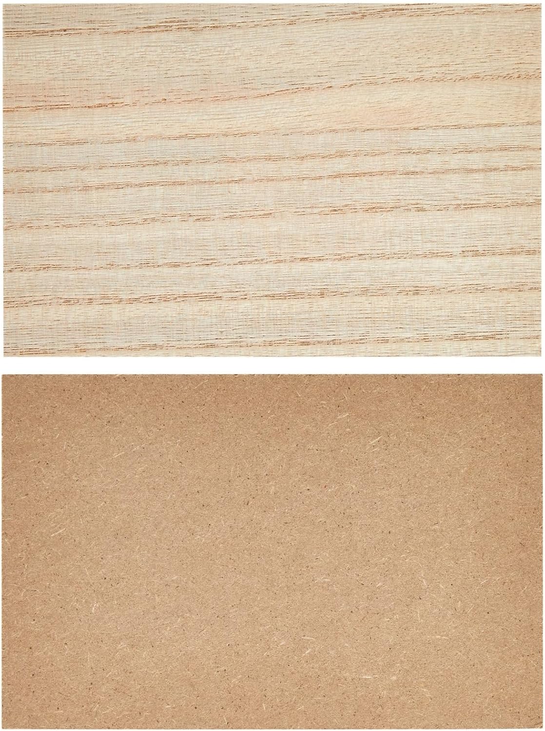 Bright Creations Wood Blocks - Wood Boards for Crafts & MDF Board Projects - Carving Blocks & Smooth Painting Surface - 3 x 10 in, 1 in Thick, 4-Pack