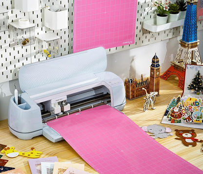 Cutting Mats for Cricut Maker 4/Explore 4/Maker 3/Explore 3/Explore Air 2 12x12 Inch 3Pack Pink FabricGrip Durable Long Lasting Ultra Strong Stickness Replacement Cut Mat for Cricut/Siser Juliet Romeo
