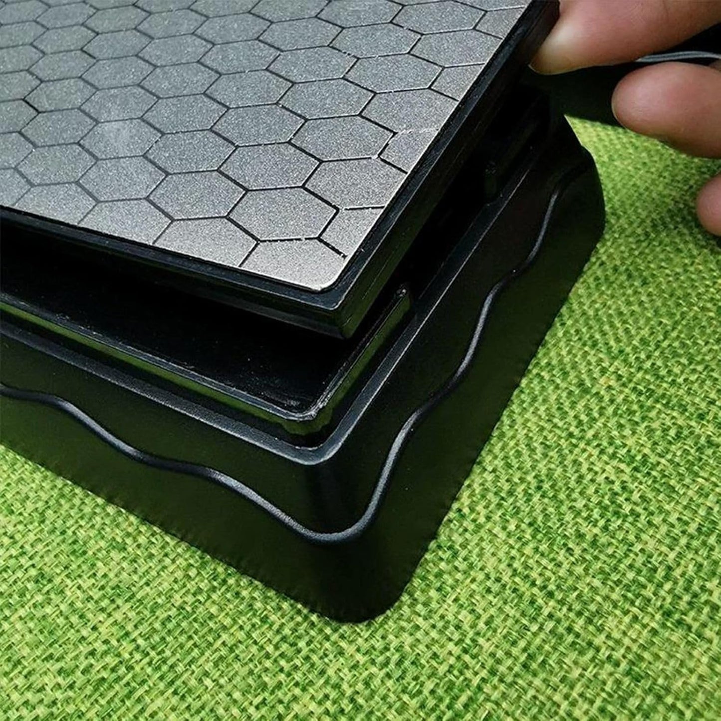 Diamond Sharpening Stone Set,8 Pcs Diamond Lapping Plate Coarse/Medium/Fine Grit Sharpener,240/400/600/800/1000/1500/2000/3000 Grit，Perfect Assistance Sharpener Angle Guide