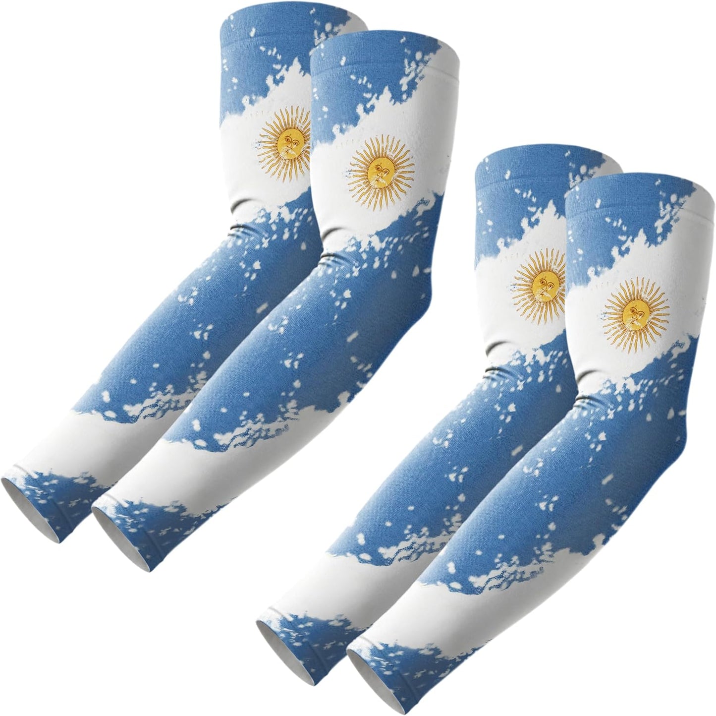 ROXUN Arm Sleeves, Cooling UV Sun Protection Sports Compression for Men/Women - Colors A