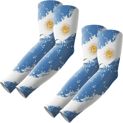 ROXUN Arm Sleeves, Cooling UV Sun Protection Sports Compression for Men/Women - Colors A